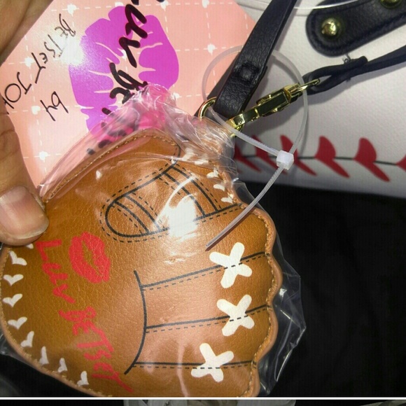 Betsey Johnson Bags Betsey Johnson Baseball Tote Poshmark